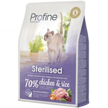 Сухий корм для дорослих стерилізованих котів Profine Cat Sterilised з куркою та рисом 2 кг (8595602517671) | Фото 1