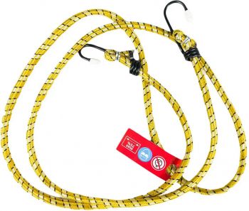 Ремені для закріплення багажу Poputchik Elastic Strap 150см*8мм 2шт (18226-IS) Ремені для закріплення багажу Poputchik Elastic Strap 150см*8мм 2шт (18226-IS) | Фото 5