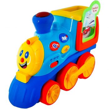 Купить игрушку музыкальную и развивающую Інтерактивна двомовна іграшка KIDDI SMART ПОЇЗД СМАРТІ (українська та англійська) (4231T-KS) | Фото 1
