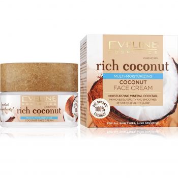 Eveline Cosmetics Інтенсивно зволожувальний кокосовий крем (5903416029441) | Фото 1