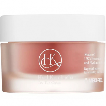 Зволожувальний ампульний крем MEDI-PEEL Hyal Kombucha Tea-tox cream 50 мл (8809409346489) | Фото 1