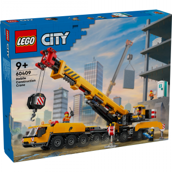 Купить конструктор Конструктор LEGO City Жовтий пересувний будівельний кран (60409) | Фото 16