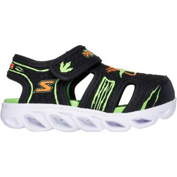 Сандалі для хлопчиків Skechers S-Lights: Hypno-Flash - Hydro-Fun 400612N BKLM 26 (10 US) чорні (KK3710-100	) | Фото 1