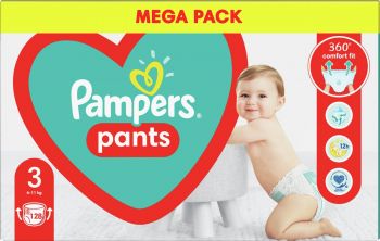 Підгузки-трусики PAMPERS Pants Midi (6-11кг) Мега 128 шт (8006540069417) | Фото 12