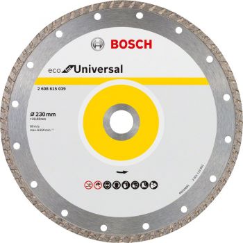 Купить диск отрезной BOSCH ECO универсальный Turbo 230-22.23 (2608615039) | Фото 1