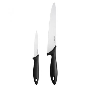 Купить набор кухонных ножей Набір ножів для шеф-кухаря FISKARS Essential, 2 шт (1065582) | Фото 1