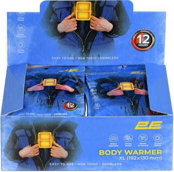 Сольова термохімічна грілка для тіла 2E розмір XL (192x130мм), клейка, до 12 годин - 20 шт Сольова термохімічна грілка для тіла 2E розмір XL (192x130мм), клейка, до 12 годин - 20 шт | Фото 2