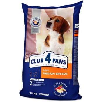 Сухий корм для собак середніх порід Club 4 Paws Premium 14кг (B4530722) | Фото 1