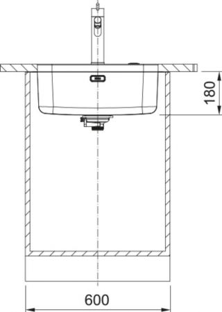 Мийка кухонна FRANKE Smart SRX 110-50 нержавіюча сталь (122.0703.300) | Фото 2