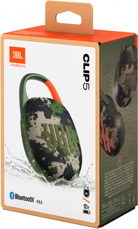 Портативна акустика JBL Clip 5 Squad (JBLCLIP5SQUAD) Портативна акустика JBL Clip 5 Squad (JBLCLIP5SQUAD) | Фото 10