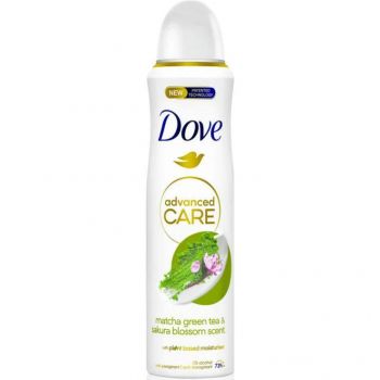 Антиперспірант-аерозоль Dove Advanced Care матчу та зелений чай 150мл | Фото 1