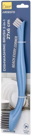 Щітка для миття посуду 2 в 1 ARDESTO 27x6см, синій (ARHK4201B) | Фото 5