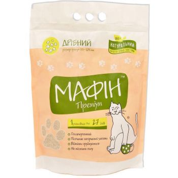 Наповнювач бентонітовий Мафін мілкий 4 кг (4820269060098) | Фото 1