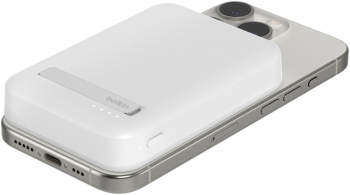 Портативний акумулятор BELKIN 8000mAh MagSafe Wireless Qi2 White (BPD007BTWH) | Фото 5