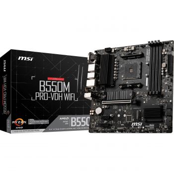 Материнська плата MSI B550M PRO-VDH (911-7C95-081) | Фото 1