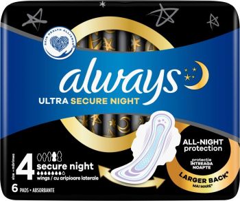 Гігієнічні прокладки ALWAYS Ultra Secure Night 6 шт (8001841733050) Гігієнічні прокладки ALWAYS Ultra Secure Night 6 шт (8001841733050) | Фото 2