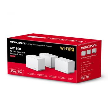 Маршрутизатор MERCUSYS HALO H70X 3PK AX1800 3xGE LAN/WAN MESH (HALO-H70X-3-PACK) | Фото 9
