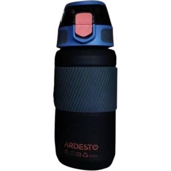 Пляшка для води ARDESTO Spring 600мл, чорний (AR2260SB) | Фото 1