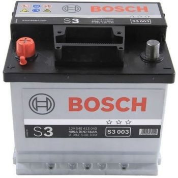 Автомобільний акумулятор Bosch 45Ah-12v (S3003), L+, EN400 (5237437157) | Фото 1