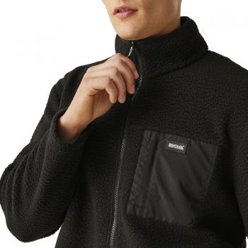 Фліс чоловічий Regatta Frankie Borg Fleece RMA607-800 M чорний (5063019704494) Фліс чоловічий Regatta Frankie Borg Fleece RMA607-800 M чорний (5063019704494) | Фото 3