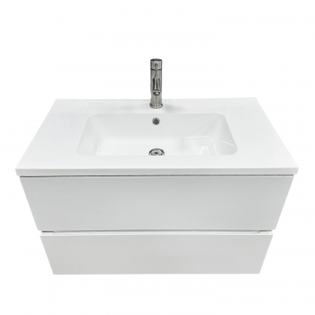 Купить раковину Набір для ванної Adamant Flate 80, з сифоном Click-Clac (4824296207801) | Фото 5