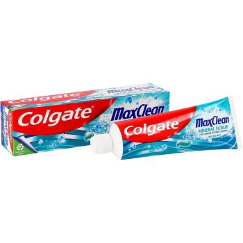 Купить зубную пасту и ополаскиватель Зубна паста COLGATE Max Clean Mineral Scrub 75 мл (8718951327085) | Фото 1