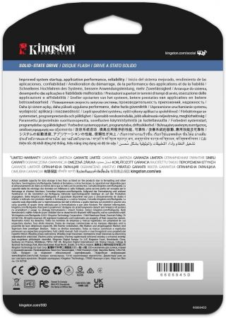 Накопичувач SSD KINGSTON 2.5 Накопичувач SSD KINGSTON 2.5