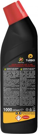Гель для чищення унітазів TURBOчист Professional від іржі та нальоту 1л Гель для чищення унітазів TURBOчист Professional від іржі та нальоту 1л | Фото 2