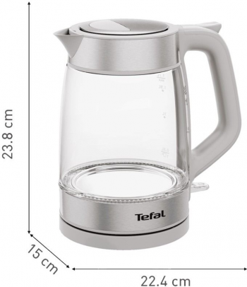 Електрочайник TEFAL Glass Kettle KI605B30 | Фото 2