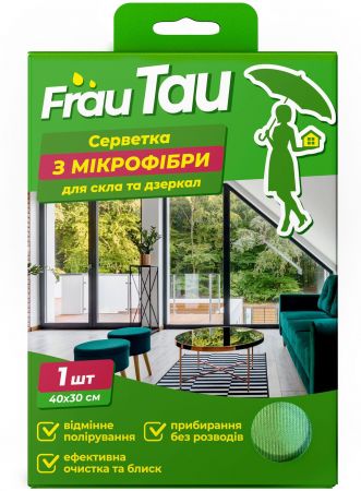 Набір Frau Tau Засіб для скла Universal 500 мл + Серветка для скла 1 шт (4802370056146) Набір Frau Tau Засіб для скла Universal 500 мл + Серветка для скла 1 шт (4802370056146) | Фото 3
