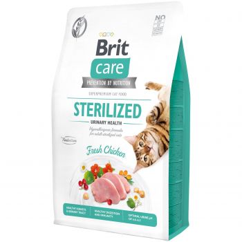 Brit Care Cat GF Sterilized Urinary Health з куркою, 2 кг (8595602540730) | Фото 1