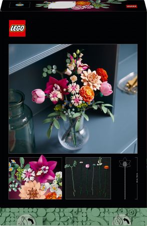 Конструктор LEGO Botanicals Милий рожевий букет квітів (10342) | Фото 13