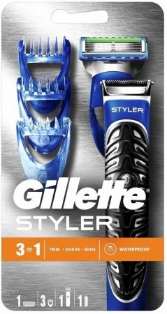 Бритва-стайлер GILLETTE Fusion ProGlide Styler 1 змінна касета ProGlide Power + 3 насадки (7702018273386) | Фото 2