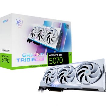Відеокарта MSI GeForce RTX 5070 12GB GDDR7 GAMING TRIO OC WHITE (912-V532-031) | Фото 1