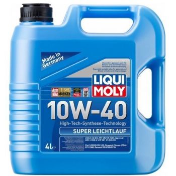 Олива моторна Liqui Moly Super Leichtlauf 10W-40 4л. (4100420095047) | Фото 1