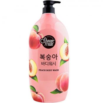 Гель для душу з ароматом персика Aekyung Shower Mate peach 1200мл (8801046324776) Гель для душу з ароматом персика Aekyung Shower Mate peach 1200мл (8801046324776) | Фото 1