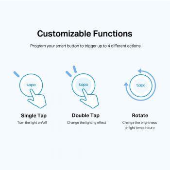 Розумна кнопка TP-LINK Tapo S200B 868Mhz / 922MHz (TAPO-S200B) | Фото 3