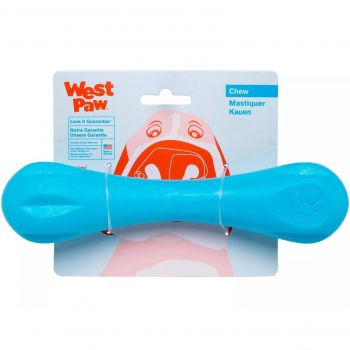 Іграшка для собак West Paw Hurley Large Харлей кістка велика блакитна 21см (ZG011AQA) | Фото 1