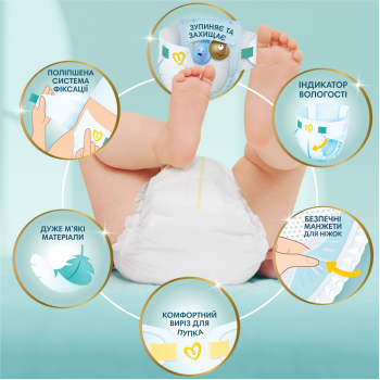 Підгузки-трусики Pampers Premium Care Giant Plus Розмір 7 15+ кг 108 шт (8700216423632) | Фото 10