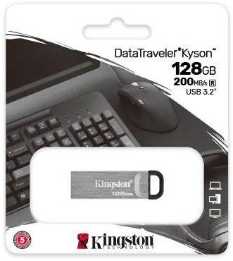 KINGSTON USB 3.2 128GB Gen1 DT Kyson (DTKN/128GB) KINGSTON USB 3.2 128GB Gen1 DT Kyson (DTKN/128GB) | Фото 4