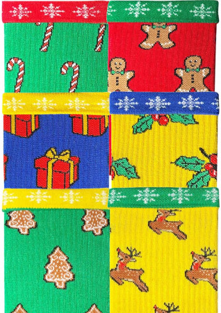 Набір шкарпеток NOSKAR Святковий 36-40 3 пари різнокольорові | Фото 2