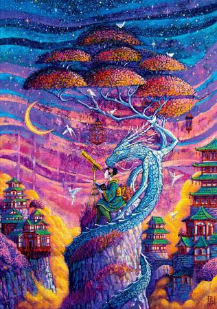 Пазл GoodLoot Imagination: Roch Urbaniak Sakura & Ryu 1000 ел. (5908305249740) | Фото 11