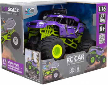 Автомобіль SULONG TOYS Bigfoot Off-Road на р/к Violet (1:16, 27 МГц (Mhz)) (SL-358RHV) | Фото 12