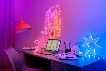 Smart LED Гірлянда Twinkly Strings USB 100 Pearl-shaped RGB LEDs, Clear Wire, USB-C (TWKP100RGB-T) | Фото 11