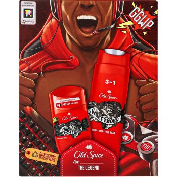Подарунковий набір Gamer Wolfthorn Гель для душу Old Spice 3в1 250мл + Твердий дезодорант 50мл (8700216131803) | Фото 1