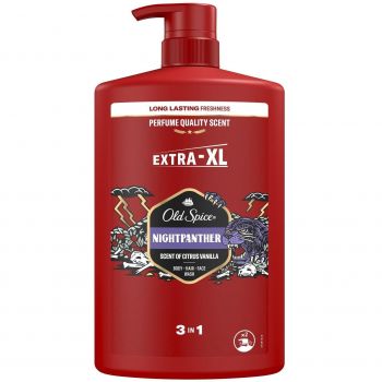Гель для душу Old Spice та шампунь 2-в-1 Night Panther 1000мл (8700216452670) Гель для душу Old Spice та шампунь 2-в-1 Night Panther 1000мл (8700216452670) | Фото 1