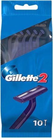 Купить станок для бритья Бритва без змінних картриджів GILLETTE 2, 10 шт (8700216169028) | Фото 1
