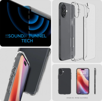Чохол Spigen для APPLE iPhone 16 Plus, Ultra Hybrid, Crystal Clear (ACS08069) Чохол Spigen для APPLE iPhone 16 Plus, Ultra Hybrid, Crystal Clear (ACS08069) | Фото 17