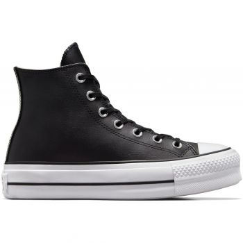 Кеди жіночі CONVERSE Chuck Taylor All Star Platform Leather 561675C 40 (9 US) чорні (888755795767) Кеди жіночі CONVERSE Chuck Taylor All Star Platform Leather 561675C 40 (9 US) чорні (888755795767) | Фото 1