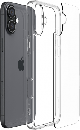 Чохол Spigen для APPLE iPhone 16, Ultra Hybrid, Crystal Clear (ACS08197) Чохол Spigen для APPLE iPhone 16, Ultra Hybrid, Crystal Clear (ACS08197) | Фото 4